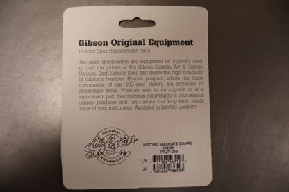 Gibson PRJP-059 Historic Output Jack Plate (Cream)