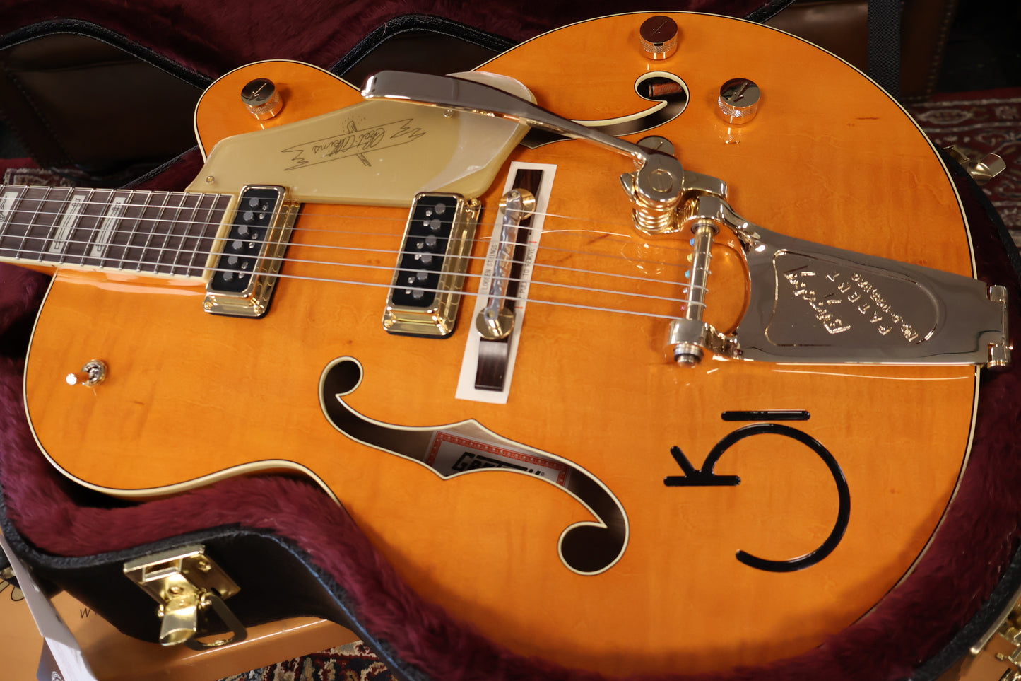 Gretsch G6120T-55 Vintage Select Edition '55 Chet Atkins, Vintage Orange Stain Lacquer