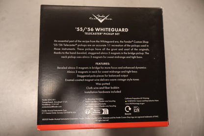 Fender Custom Shop '55/'56 Whiteguard Telecaster Pickups, Set of 2