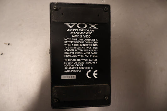 Vox V-830 Distortion Booster (Used)