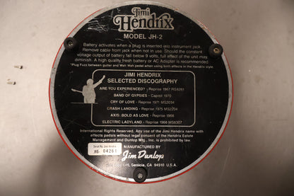 Dunlop JH-2 Jimi Hendrix (Vintage) Red