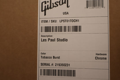 Gibson Les Paul Studio Tobacco Burst