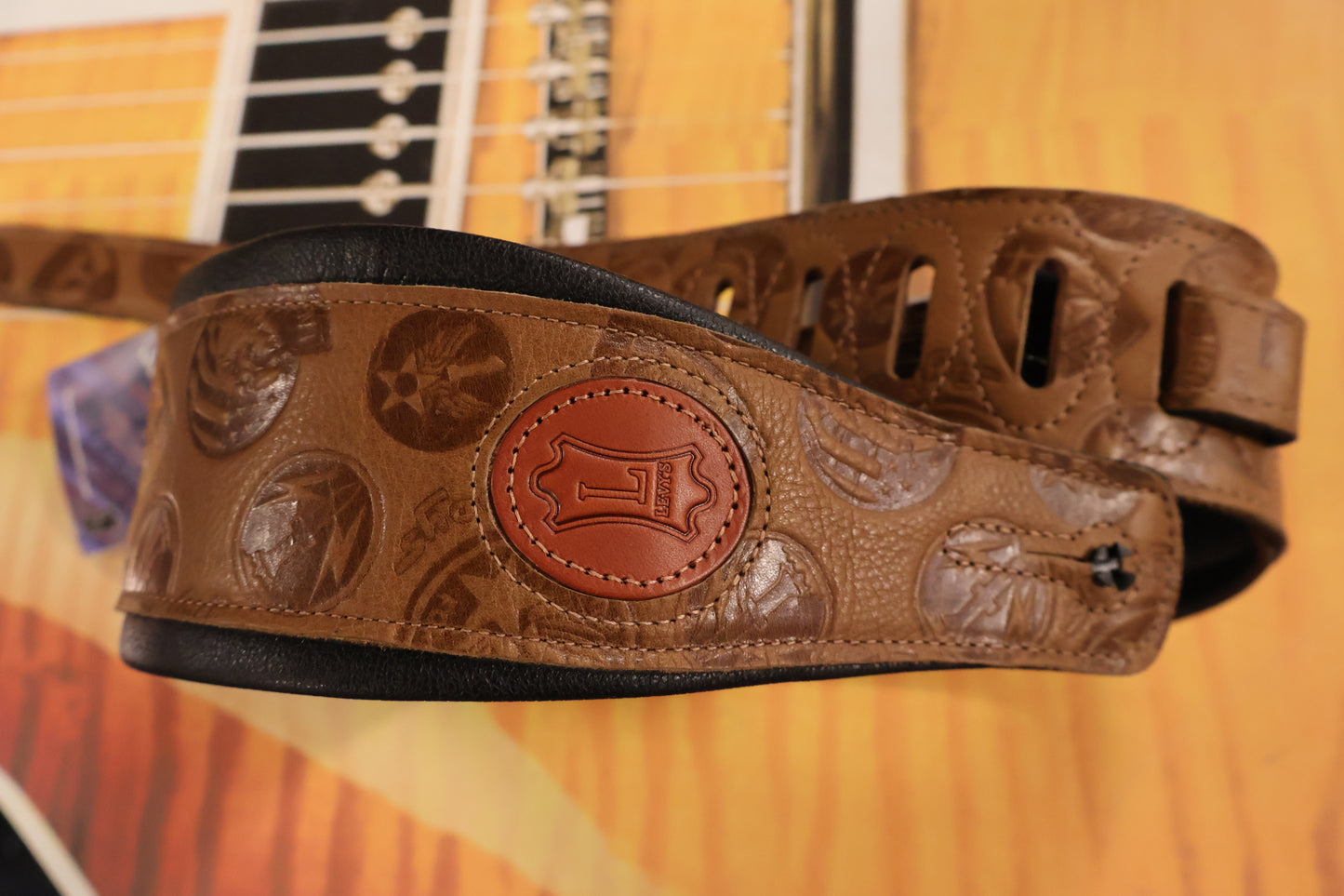 Levi's Leather Guitar Strap MSS2-36