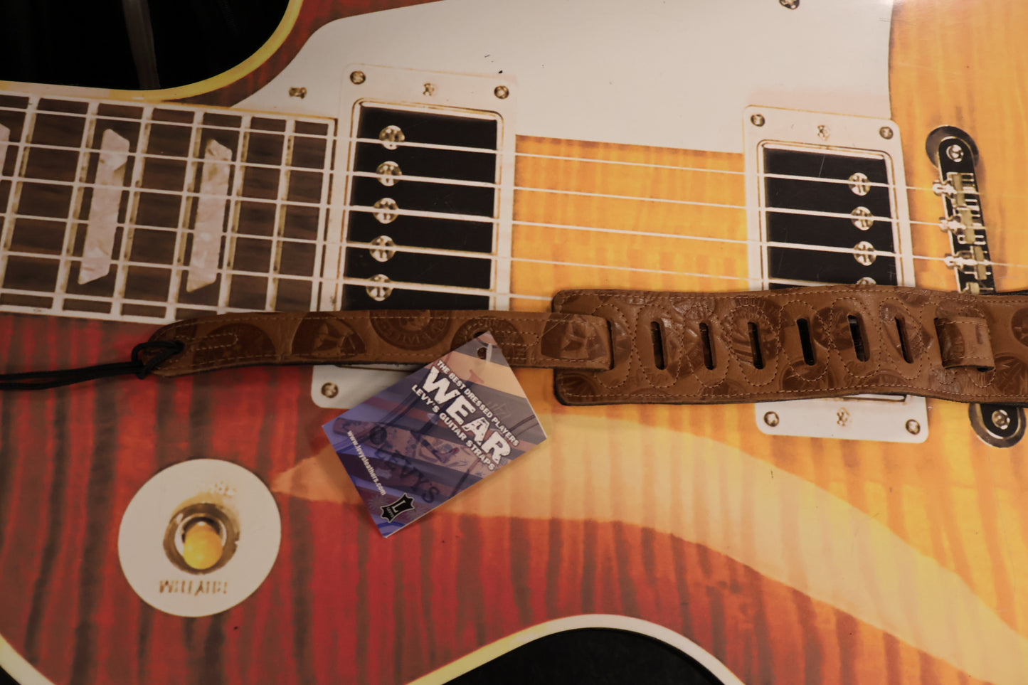 Levi's Leather Guitar Strap MSS2-36