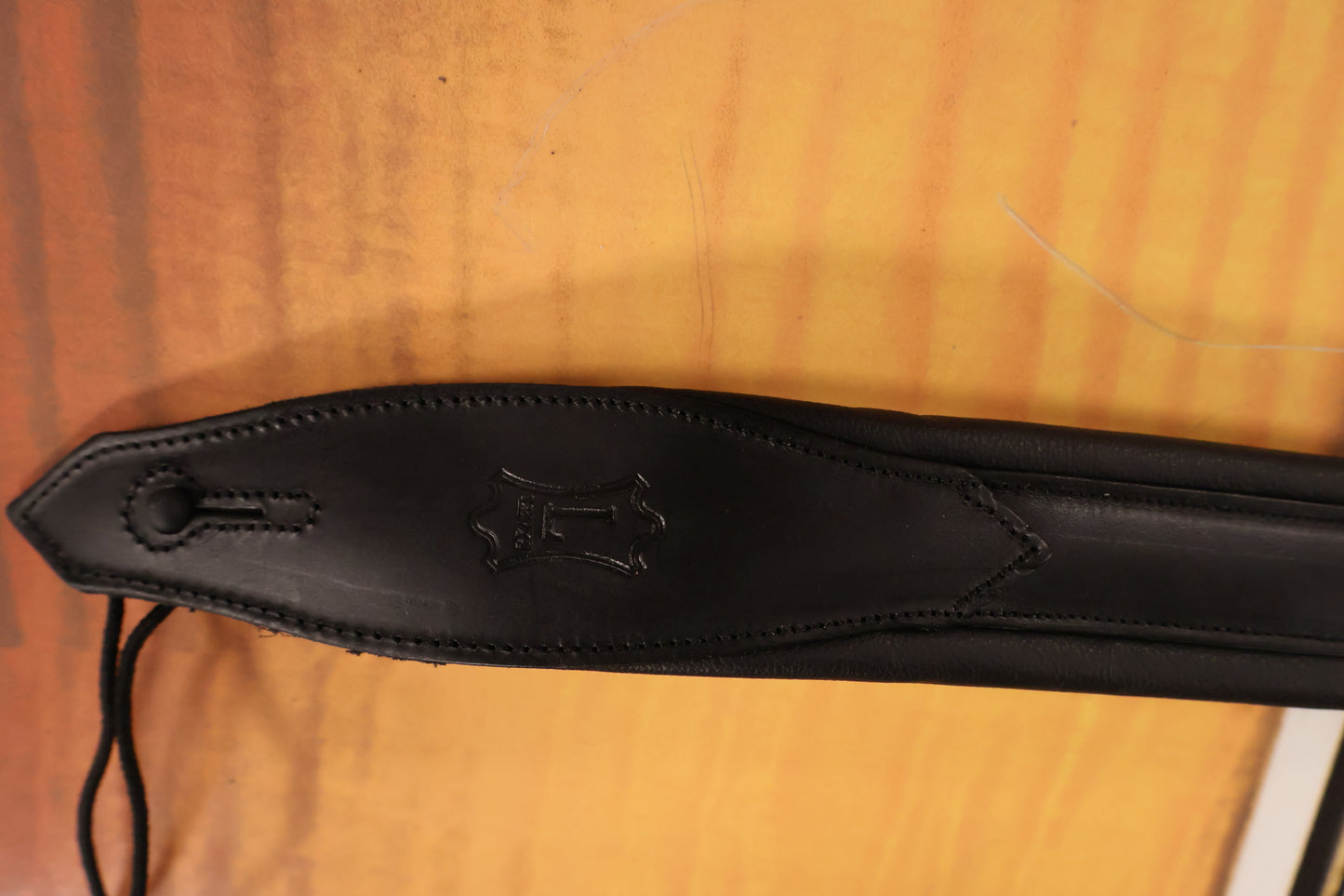 Levi's Leather Guitar Strap MSS80-BLK
