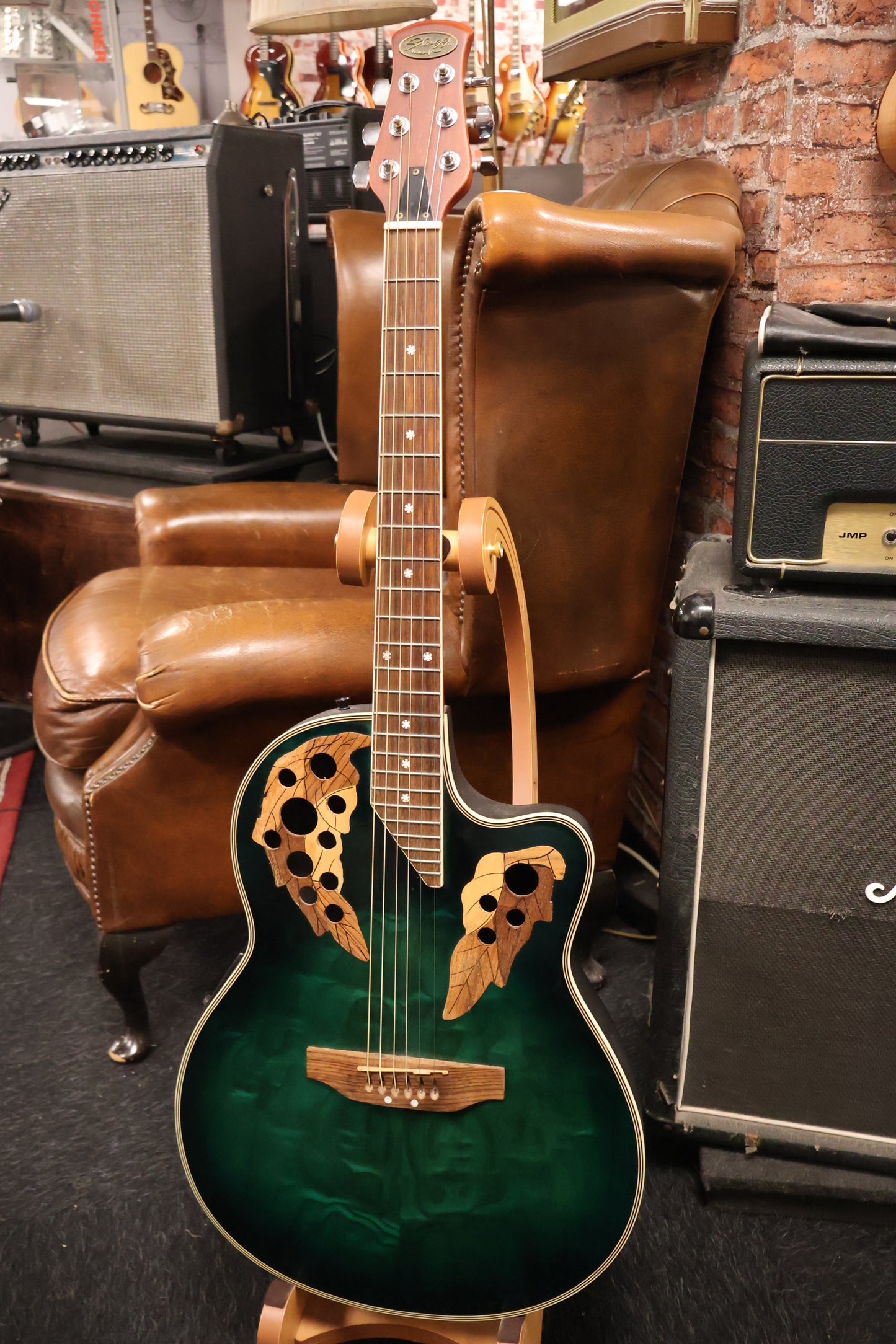 Stagg Celebrity Model Green Flower (USED)