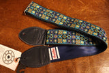 Souldier GS0912 - Woodstock Navy on Blue Guitar Strap