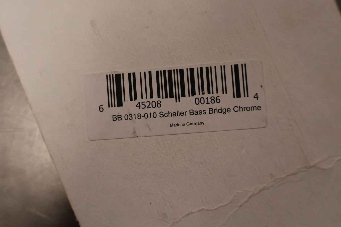 Allparts Schaller Bass Bridge Chrome