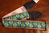 Souldier GS0970 - Owl Green on Grey Guitar Strap