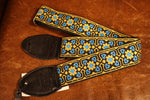 Souldier GS1294 - Fillmore Turquoise Gold Black Guitar Strap