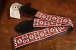 Souldier GS0942 - Greenwich Red on Black Guitar Strap