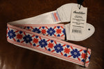 Souldier GS1067 - Tulip Red Blue White Guitar Strap