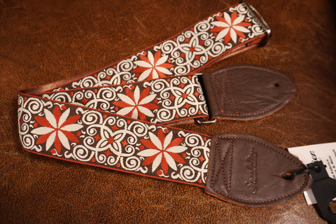 Souldier GS0407 - Dresden Star Brown Orange Guitar Strap