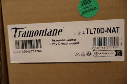 Lag TL70D-NAT Tramontane Dreadnought Lefty