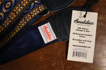 Souldier GS1206 - Bohemian Blue Guitar Strap