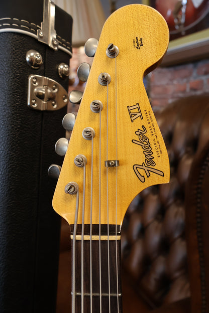 Fender Custom Shop Bass VI Journeyman Relic - Aged Sherwood Green Metallic