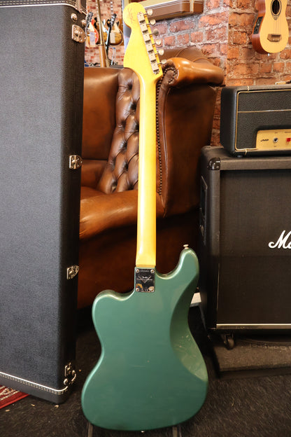 Fender Custom Shop Bass VI Journeyman Relic - Aged Sherwood Green Metallic