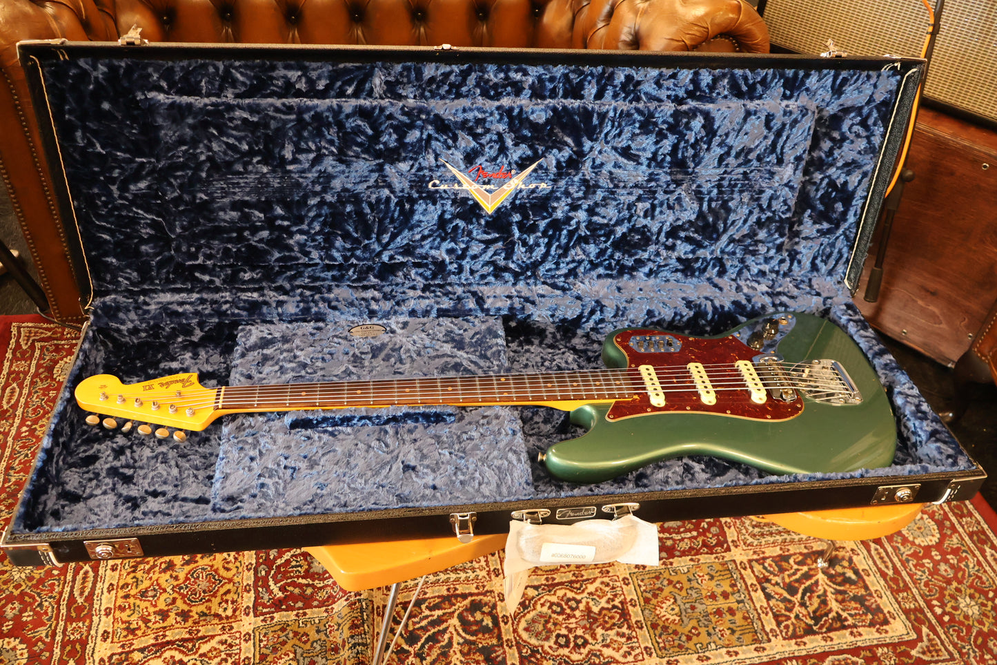 Fender Custom Shop Bass VI Journeyman Relic - Aged Sherwood Green Metallic