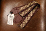 Souldier GSLMTD - Tan Flower Guitar Strap LIMITED EDITION