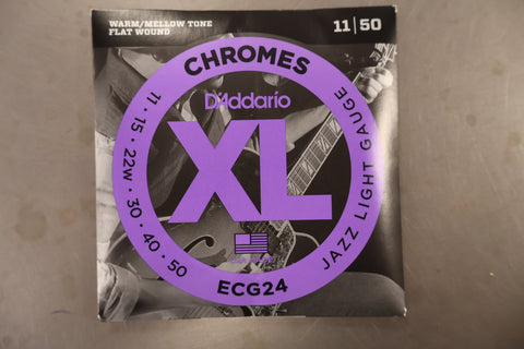 D'addario ECG-24 Chromes Jazz Lite 11-50