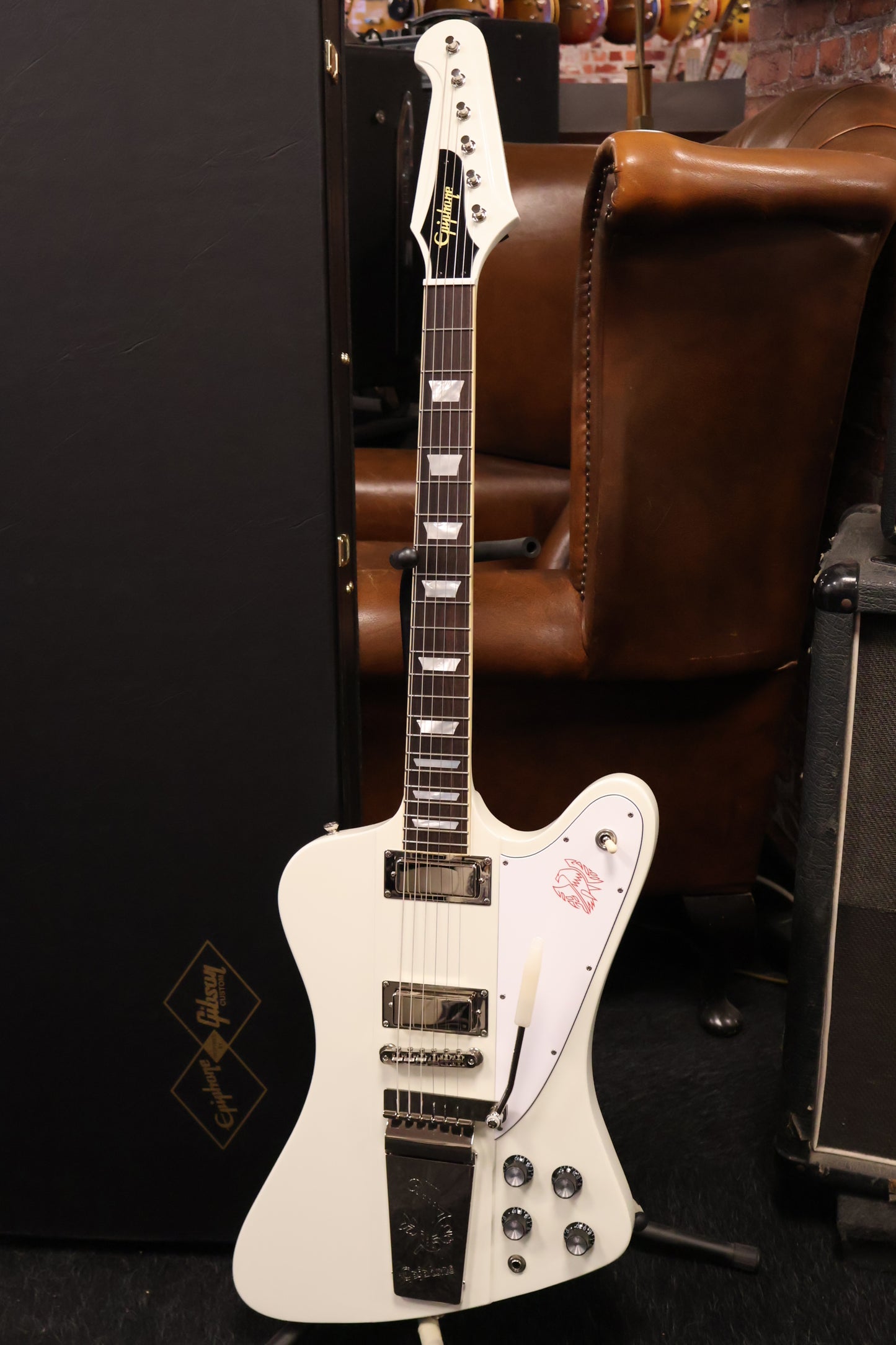 Epiphone 1963 Firebird V Reissue Polaris White