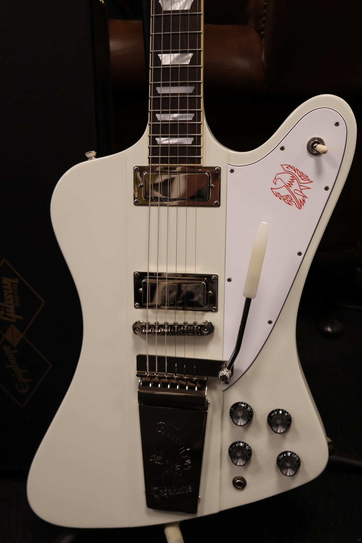 Epiphone 1963 Firebird V Reissue Polaris White