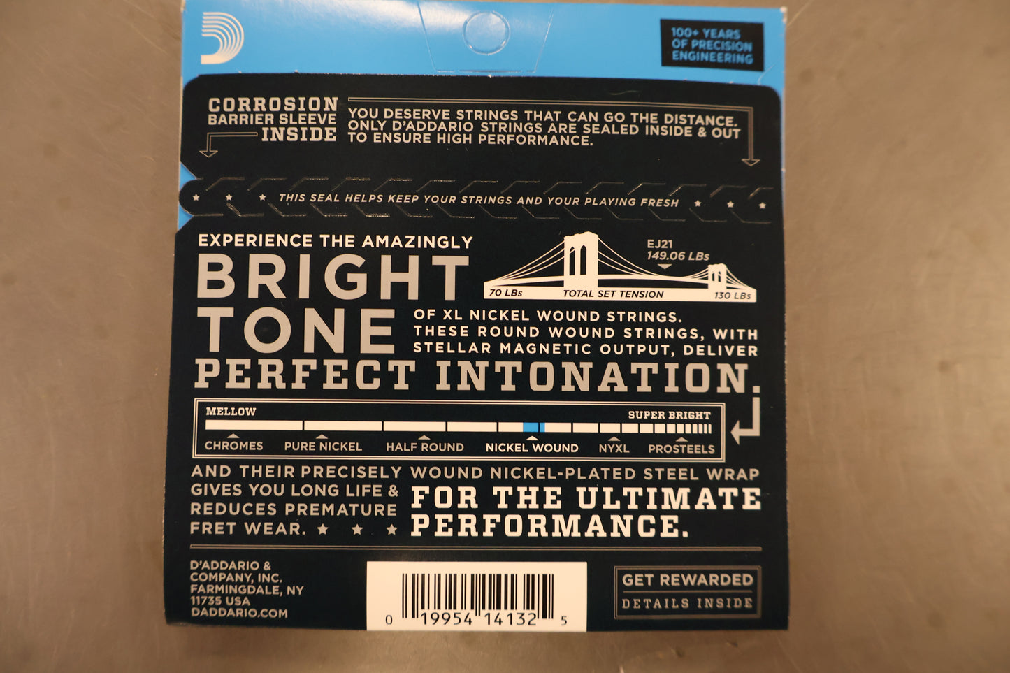 D'addario EJ21 Jazz light 12-52