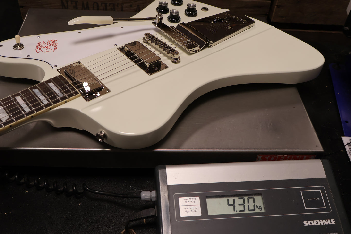 Epiphone 1963 Firebird V Reissue Polaris White