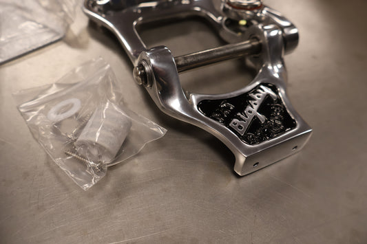 Bigsby B16 with Bridge and Neck Shim, Polished Aluminum