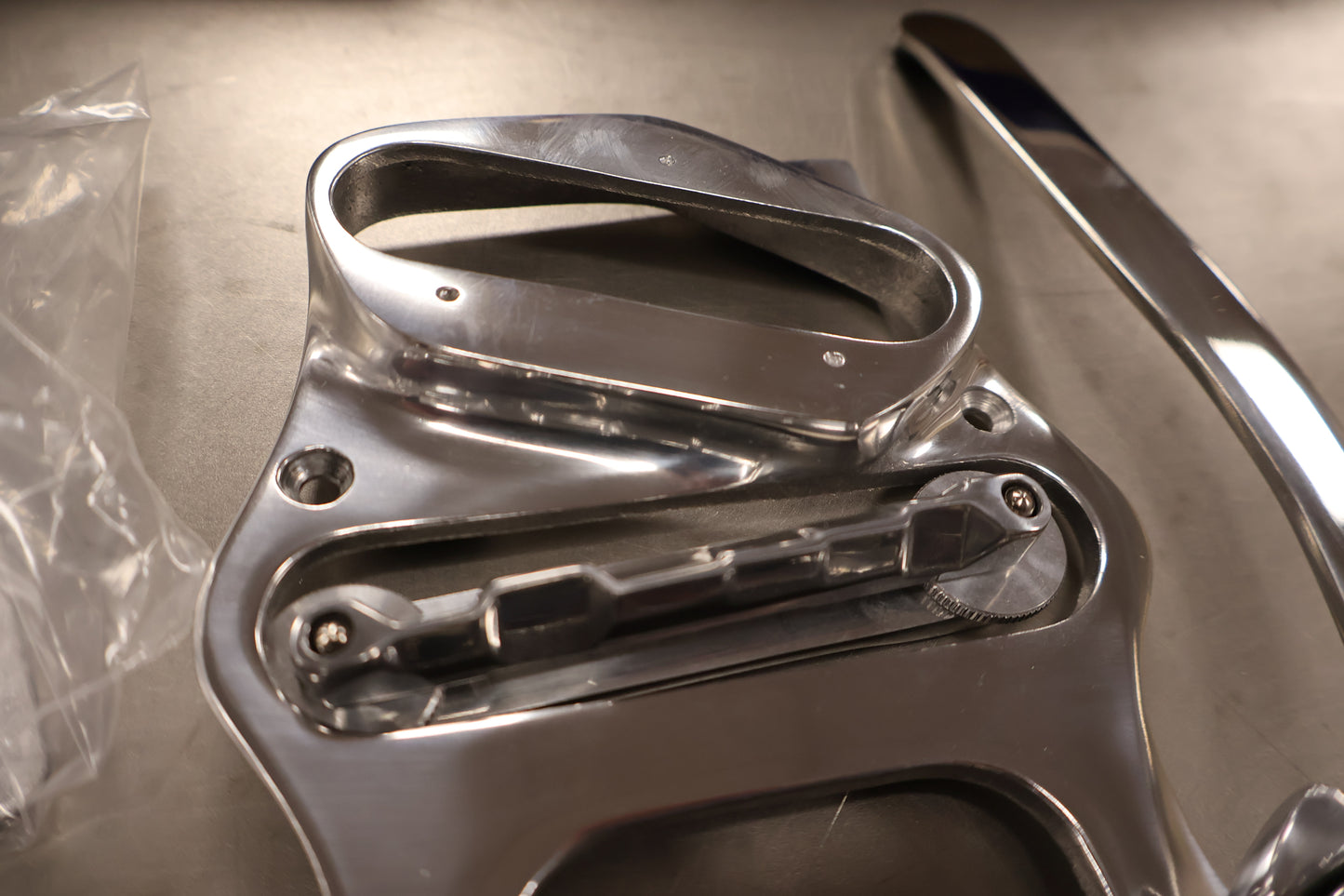 Bigsby B16 with Bridge and Neck Shim, Polished Aluminum