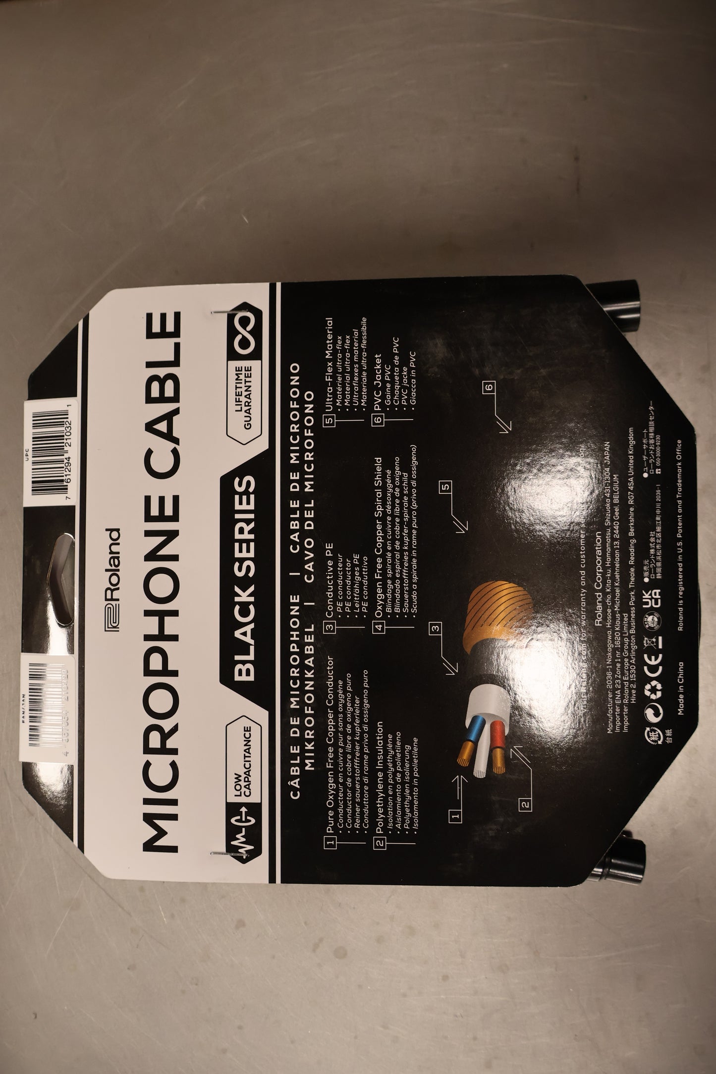 Roland RMC-B10 10FT / 3 m Microphone Cable