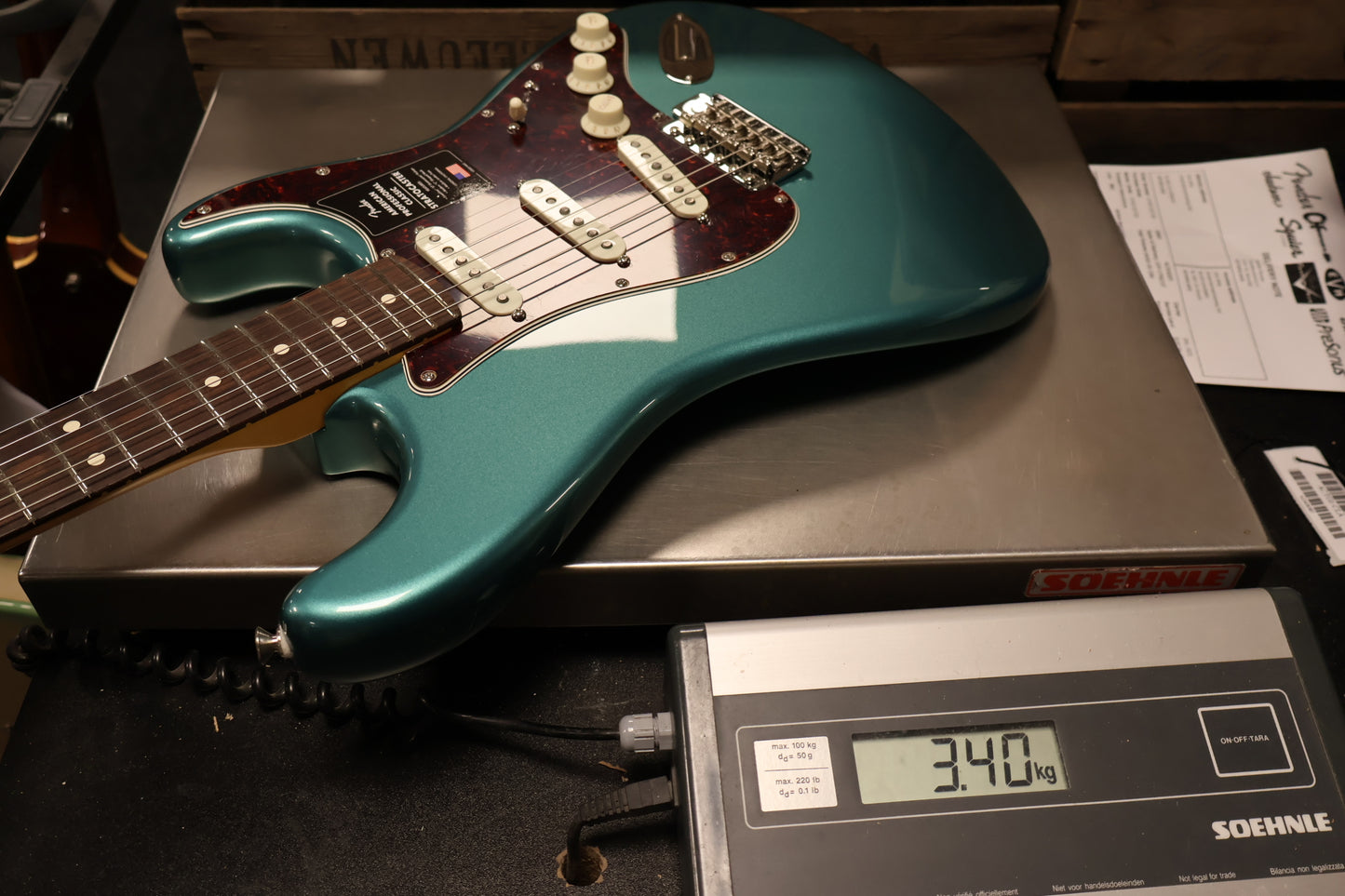 Fender American Professional Classic Stratocaster Faded Sherwood Green Metallic