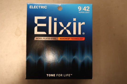 Elixir 12002 Stringset 09-42 Nanoweb for Electric Gitaar