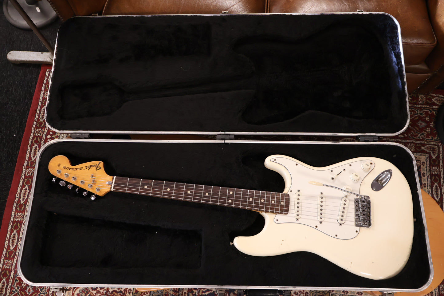Fender 1975 Stratocaster Olympic White OHSC