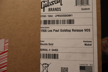 Gibson 1956 Les Paul Goldtop Reissue VOS