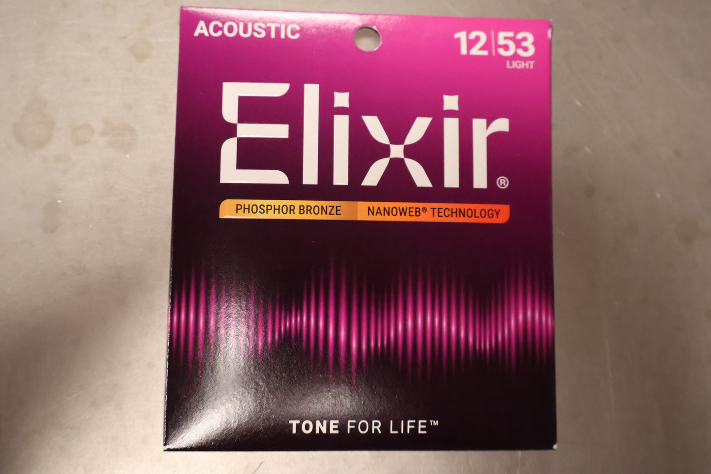 Elixir 16052 Acoustic Phosphor Bronze 012-53 with NANOWEB