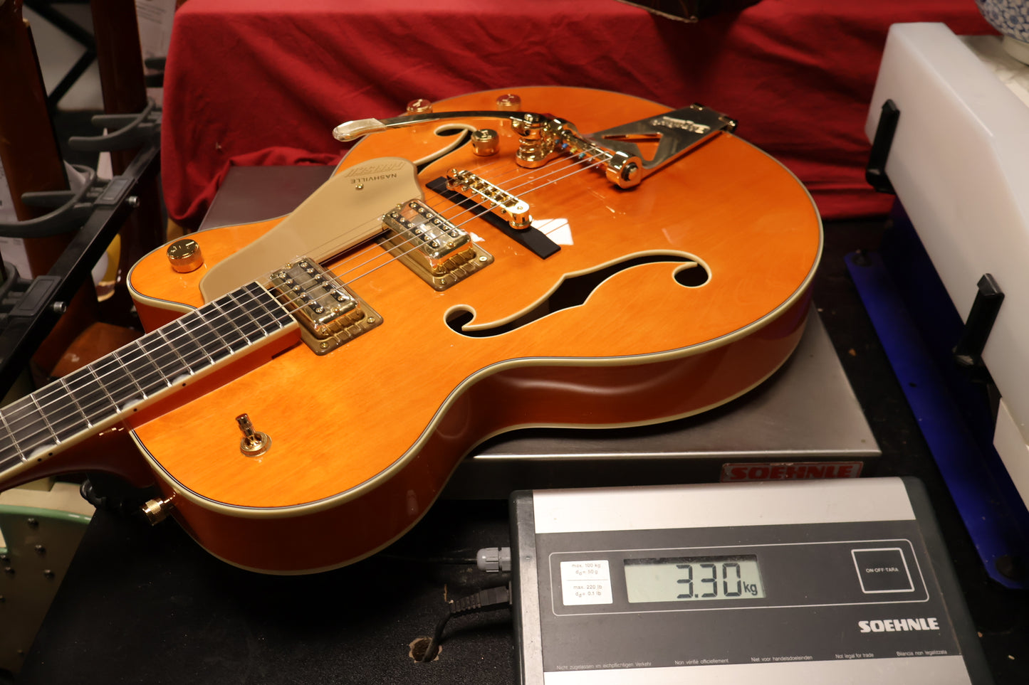 Gretsch Synchromatic Nashville Hollow Body Single-Cut with Bigsby 50's Orange Stain