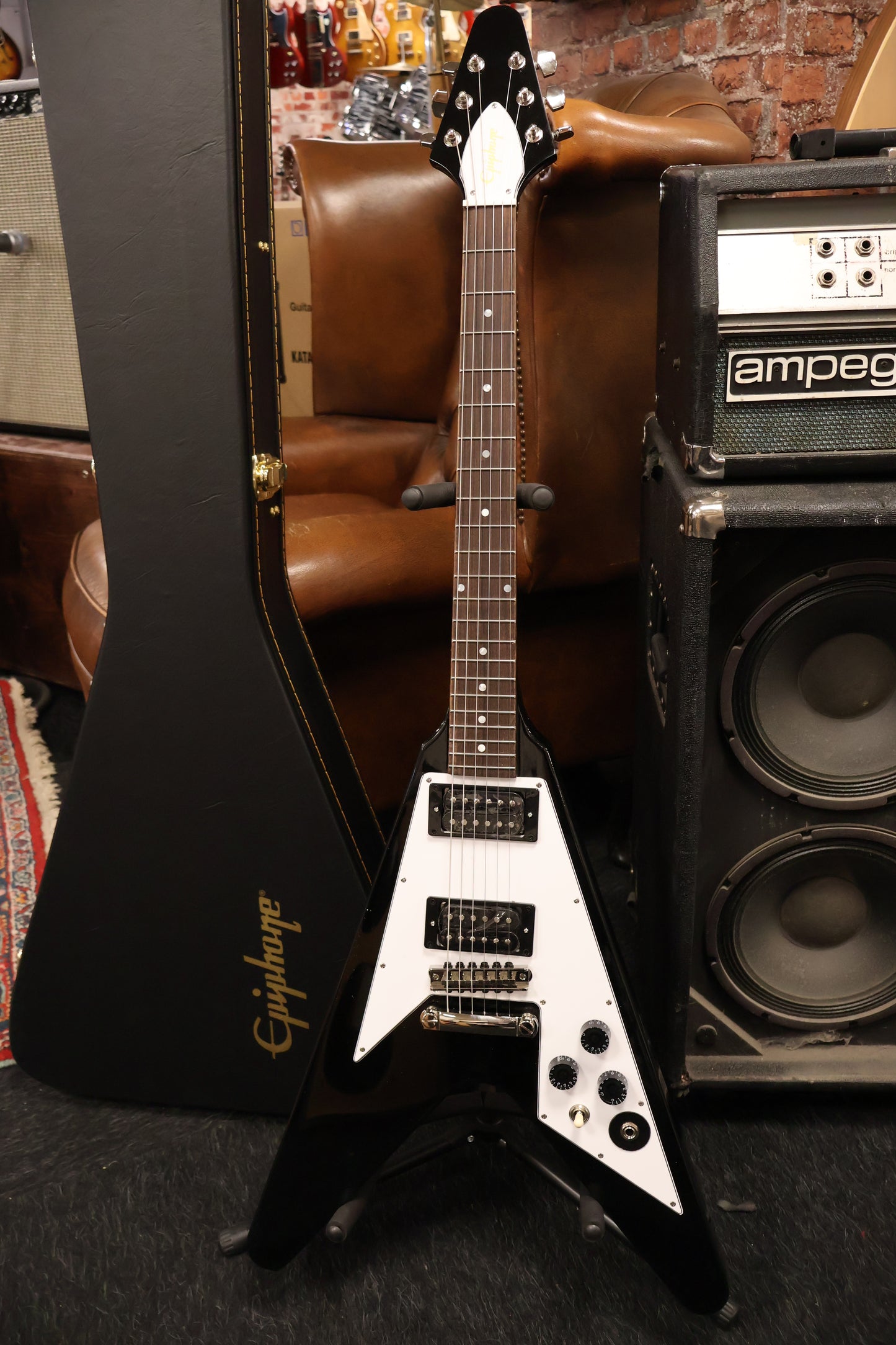 Epiphone Kirk Hammett 1979 Flying V (Incl. Hard Case)
