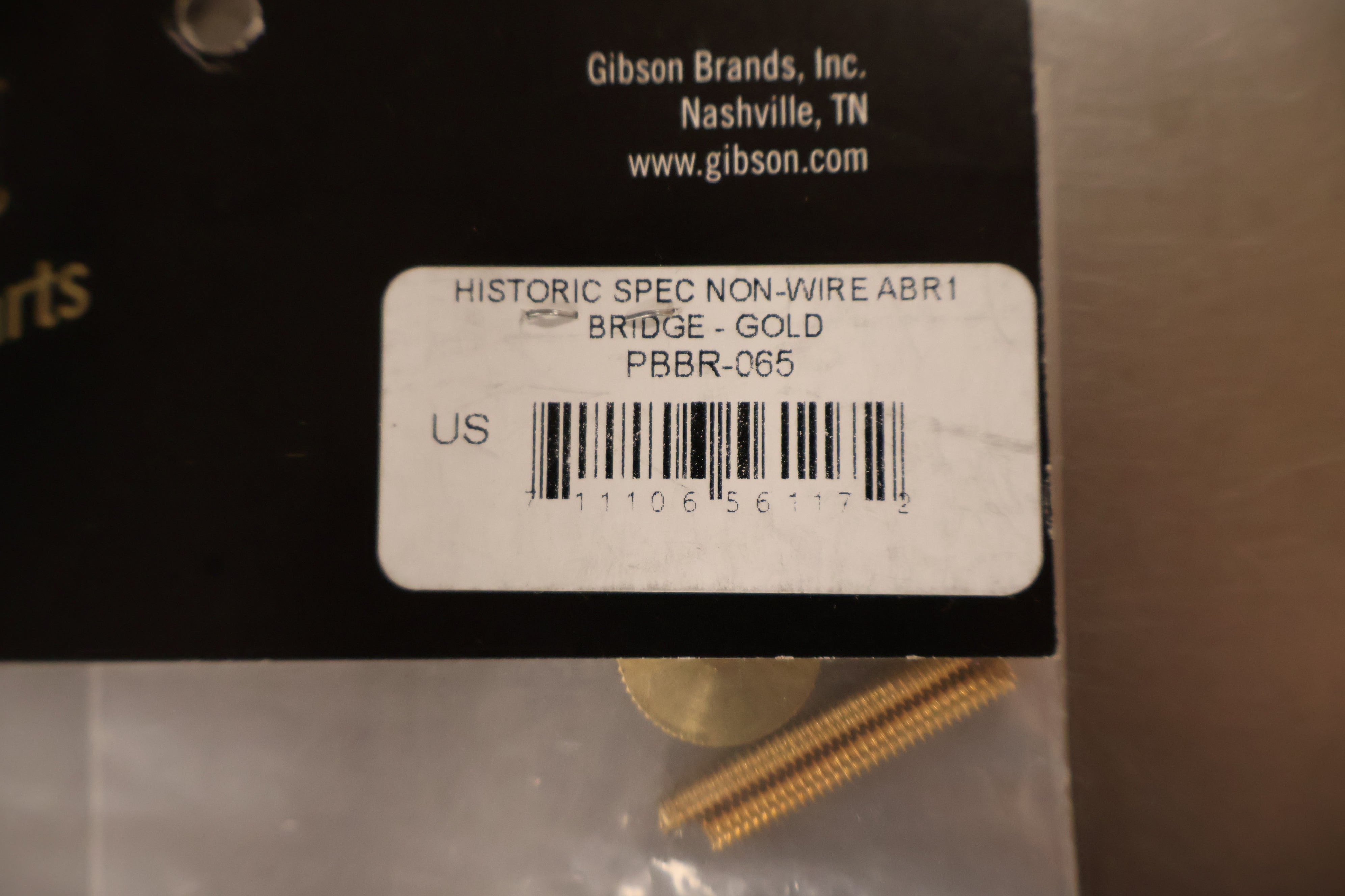 Gibson PBBR-065 Historic Non-wire ABR-1 Bridge (Gold) – Dirk Witte