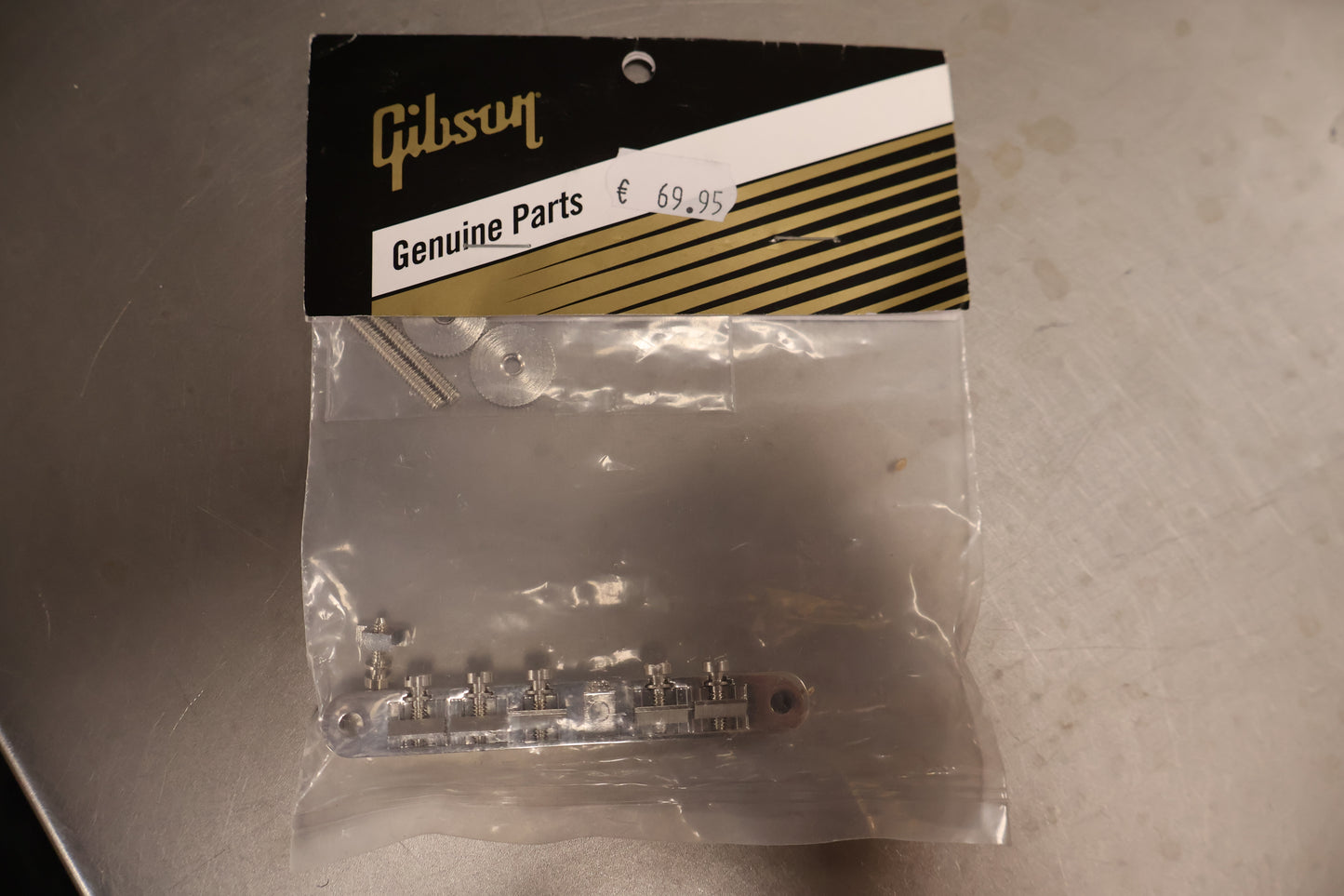 Gibson PBBR-059 Historic Spec Non-wire ABR-1 Bridge (Nickel)