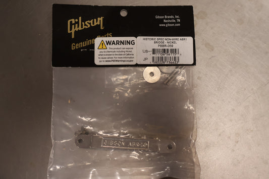Gibson PBBR-059 Historic Spec Non-wire ABR-1 Bridge (Nickel)