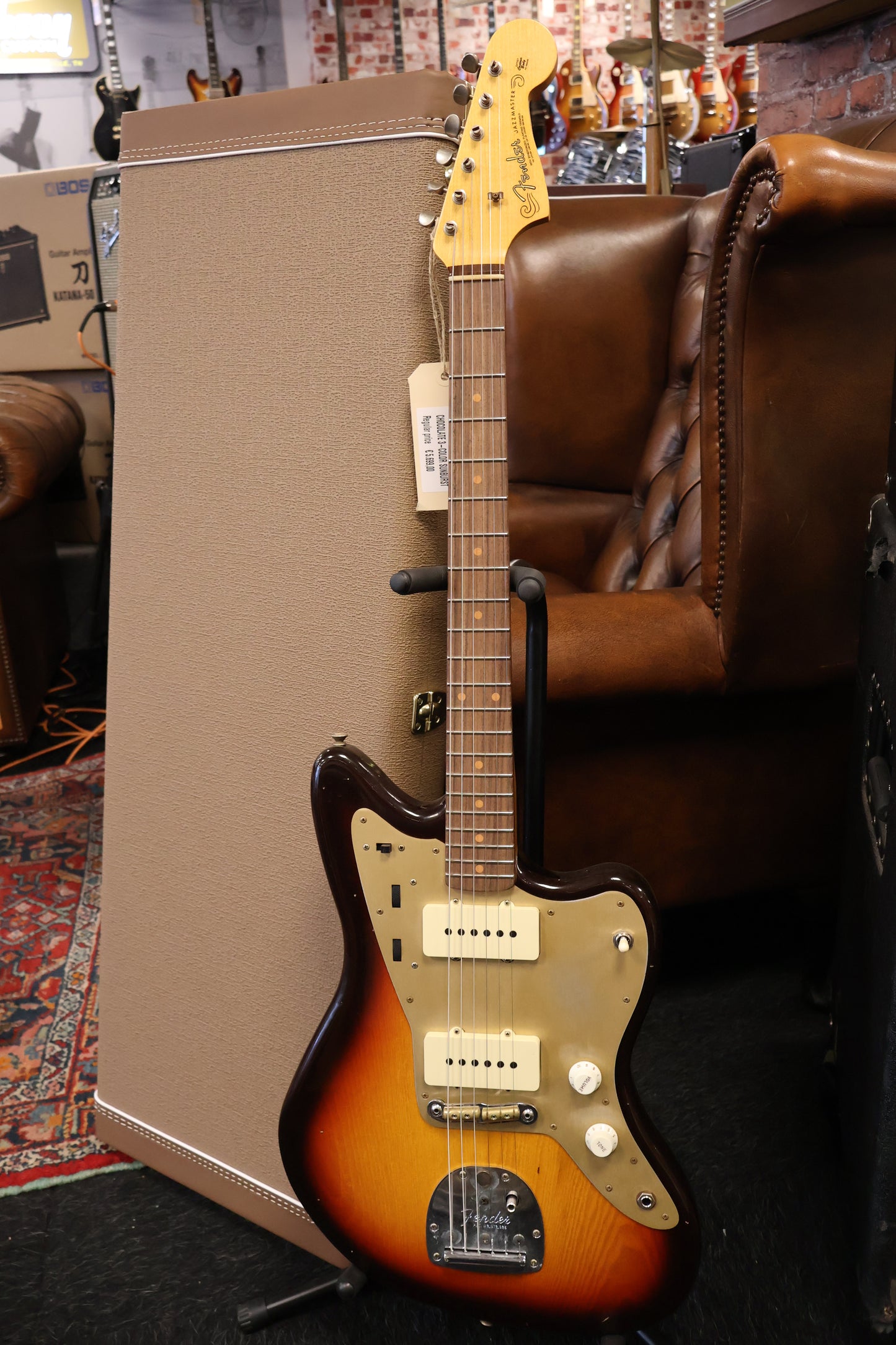 Fender 1959 250K Jazzmaster Journeyman Relic Chocolate 3-Color Sunburst