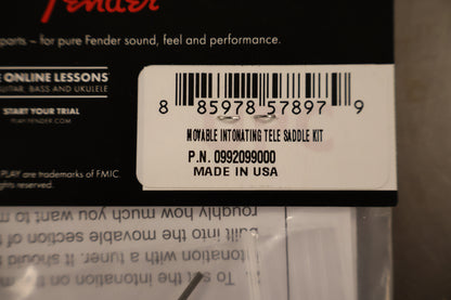 Fender Movable Intonating Tele Saddle Kit