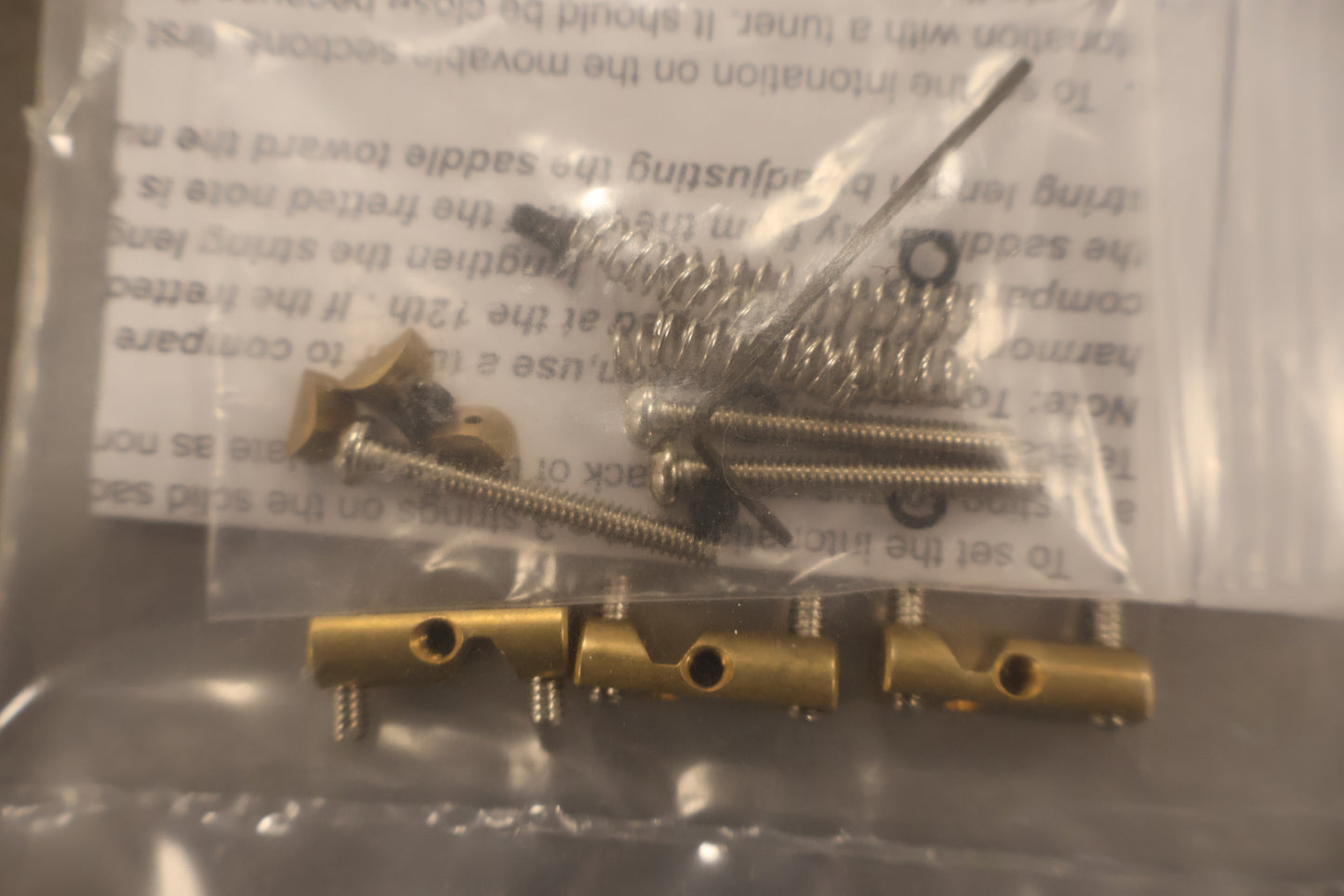 Fender Movable Intonating Tele Saddle Kit