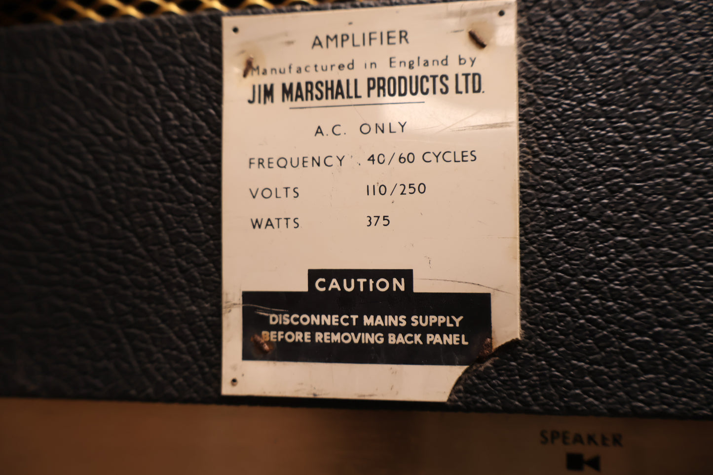 Marshall 1970 Super Bass Model 1992 (Vintage)