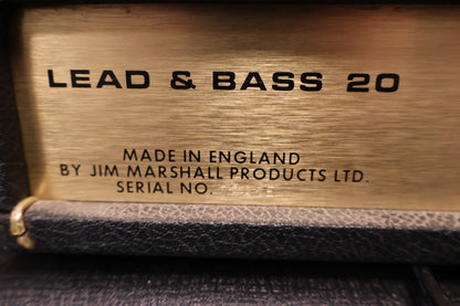 Marshall 1973 Lead and Bass 20 model 7225E (Vintage) 220 volt