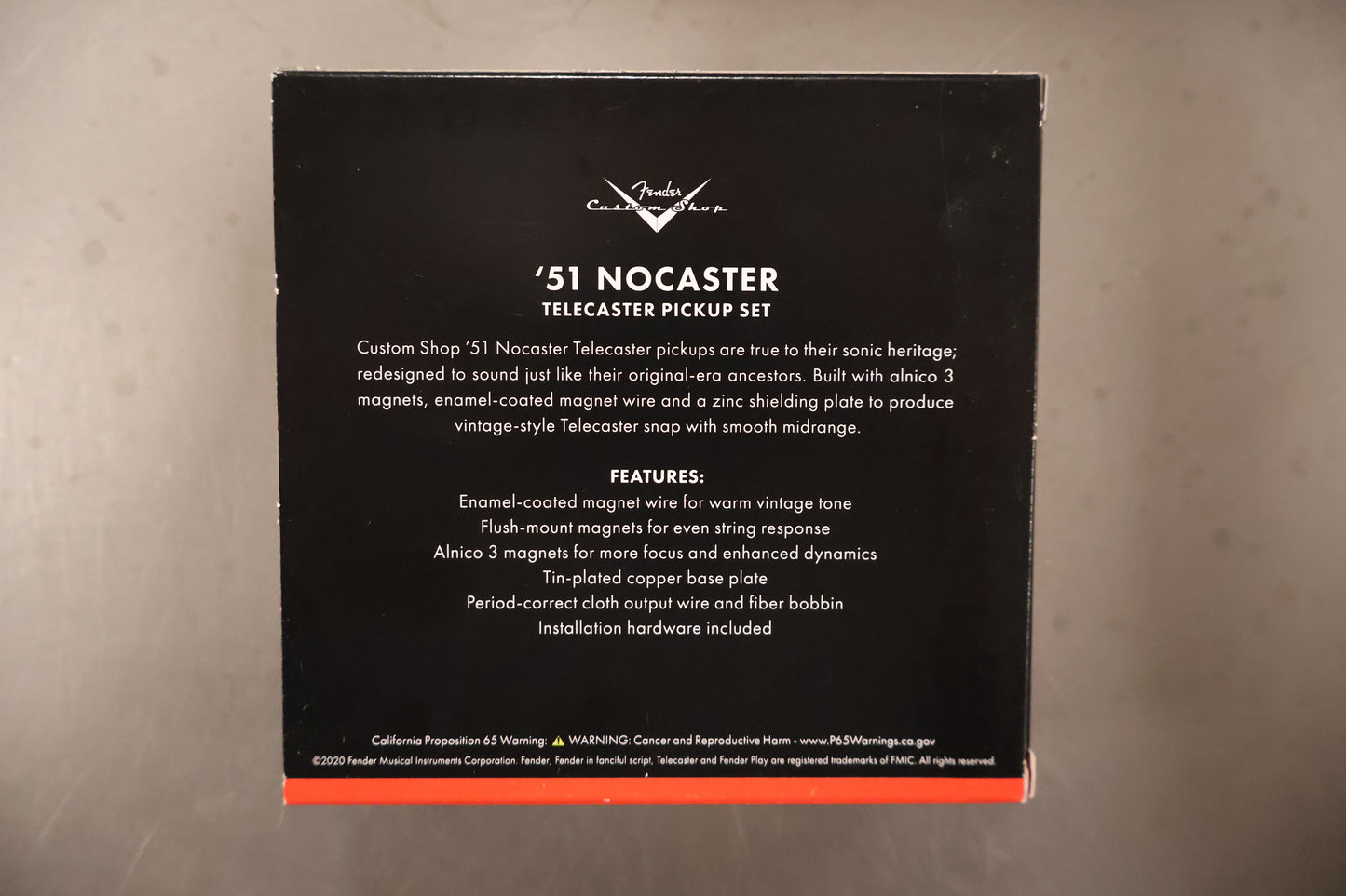 Fender Custom Shop ’51 Nocaster Tele Pickups, (2)