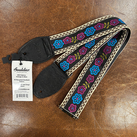 Souldier GS1444 - Marigold Turquoise Guitar Strap