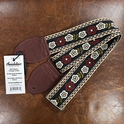 Souldier GS1443 - Marigold Burgundy Guitar Strap