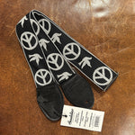 Souldier GS0343 - Young Peace Dove Black White Guitar Strap